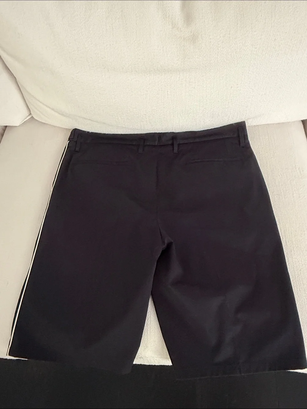 Dolce & Gabbana Men's Flat Front Shorts in Blu Scurissimo (Dark Blue)